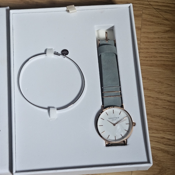ROSEFIELD The West Village Elephant Grey Watch Gift Set NWT - Picture 3 of 7